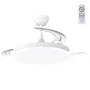 Marele Ventilador de Techo con Luz LED, Función Verano/Invierno, 48W, 3 Aspas, 5040 Lúmenes, 3500K/4000K/6500K, Control Remoto, Temporizador, Motor DC
