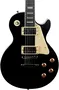 EKO Guitarra Eléctrica LS300 Tipo LP Les Paul Negra 6 Cuerdas Cuerpo Álamo Mástil Arce Diapasón Laurel Pastillas Humbucker