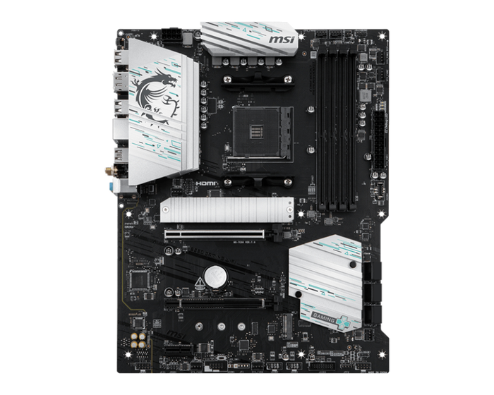 MSI B550 GAMING WiFi Placa Base ATX AMD B550 Socket AM4, Wi-Fi 5, PCIe 4.0, Compatible con Ryzen 5000/4000/3000, DDR4 128 GB, 2x M.2, USB 3.2 Gen 2, Audio Boost, BIOS UEFI