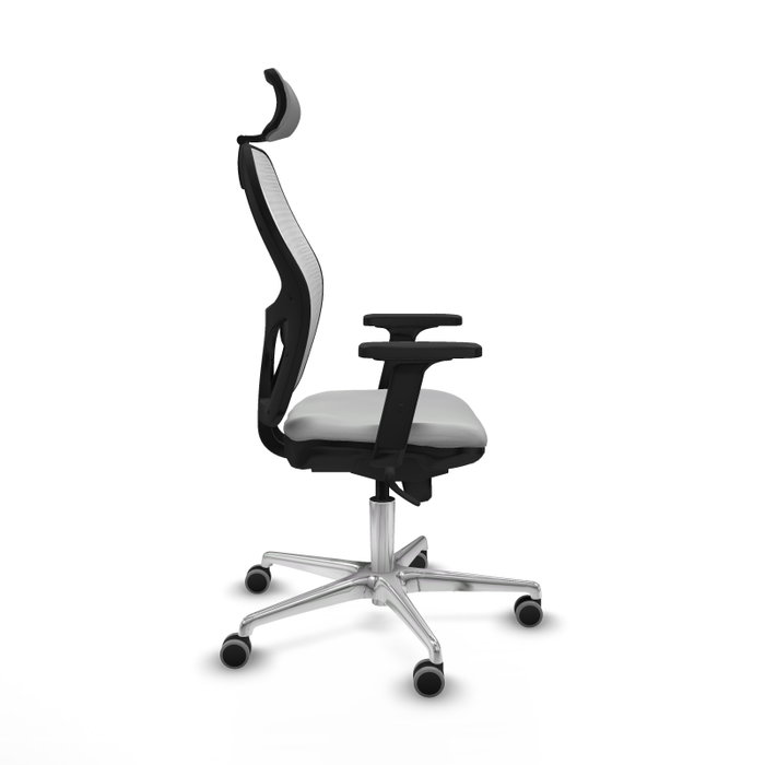 PIQUERAS Y CRESPO Silla de oficina Jorquera Gris claro y Blanco