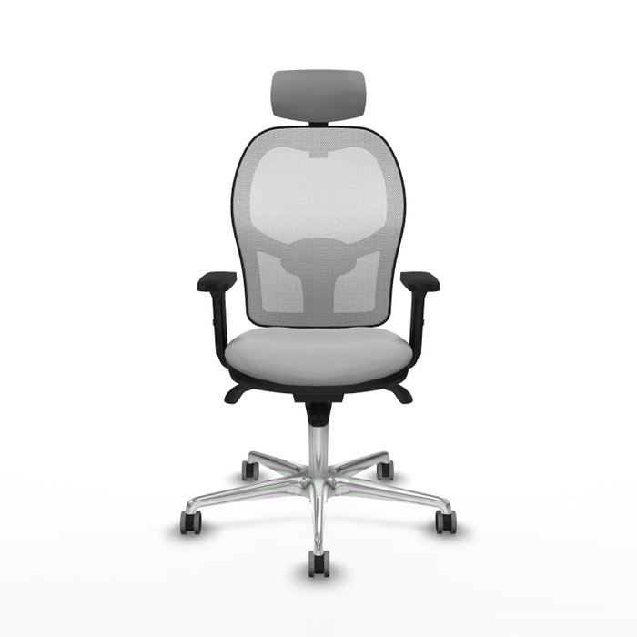 PIQUERAS Y CRESPO Silla de oficina Jorquera Gris claro y Blanco