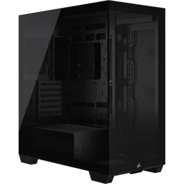 Caja pc corsair 3500x negra, cristal templado cc-9011276-ww