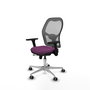 PIQUERAS Y CRESPO Silla de oficina Jorquera Morado/Gris con mecanismo Sincro/Traslack