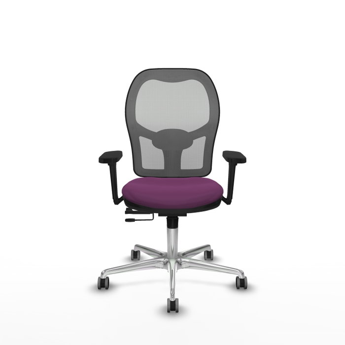 PIQUERAS Y CRESPO Silla de oficina Jorquera Morado/Gris con mecanismo Sincro/Traslack PIQUERAS Y CRESPO Silla de oficina Jorquera Morado/Gris con mecanismo Sincro/Traslack