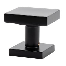 JANDEL Pomo Latón Modelo 209 62x62 Acabado Negro Jandel Disponible En Cromo, Negro Mate, Níquel Mate Y Cuero Inglés