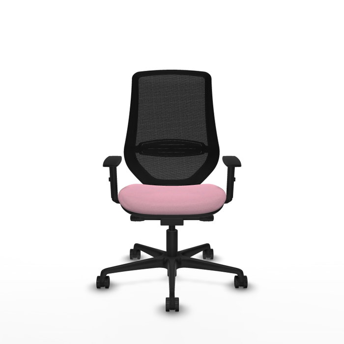PIQUERAS Y CRESPO Silla de oficina Mardos con mecanismo Sincro/Traslack, Rosa y Negro PIQUERAS Y CRESPO Silla de oficina Mardos con mecanismo Sincro/Traslack, Rosa y Negro