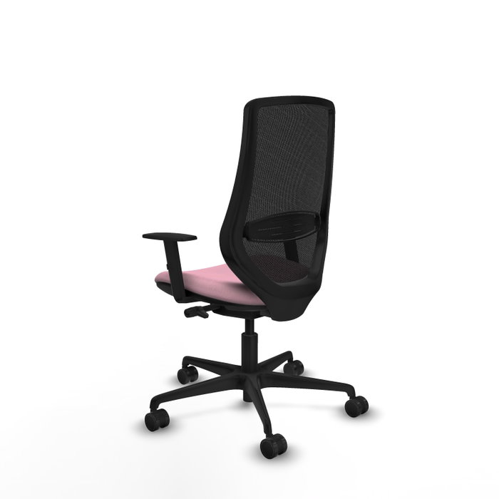 PIQUERAS Y CRESPO Silla de oficina Mardos con mecanismo Sincro/Traslack, Rosa y Negro PIQUERAS Y CRESPO Silla de oficina Mardos con mecanismo Sincro/Traslack, Rosa y Negro