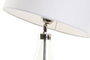 DKD Home Decor Lámpara de sobremesa de cristal diseño orgánico 30x30x65 cm