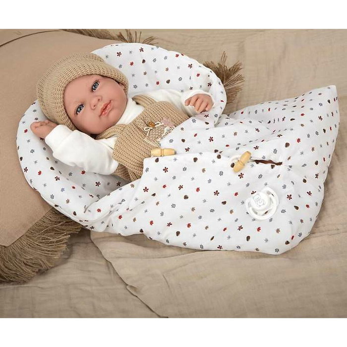 Muñecas Arias Elegance Cris Beige con saco de dormir Muñecas Arias Elegance Cris Beige con saco de dormir