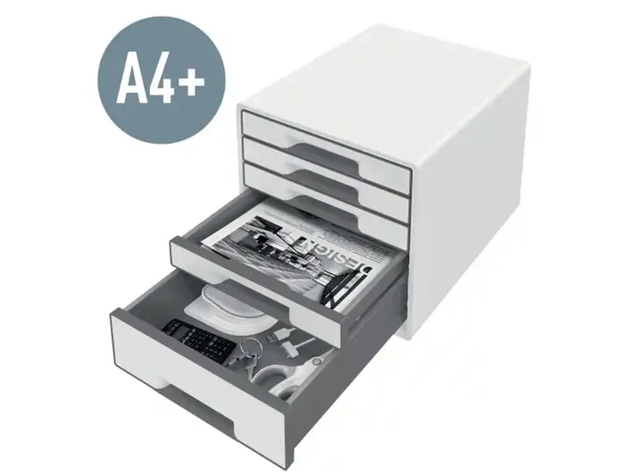 Cajón Archivador Leitz WOW CUBE Blanco