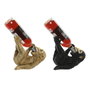 DKD Home Decor Figura de Mono Portabotellas en Resina, Dorado y Negro