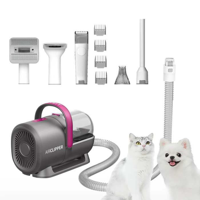 Petkit DT5-EU Aspiradora y Cortadora de Pelo para Mascotas, Negro y Púrpura Petkit DT5-EU Aspiradora y Cortadora de Pelo para Mascotas, Negro y Púrpura
