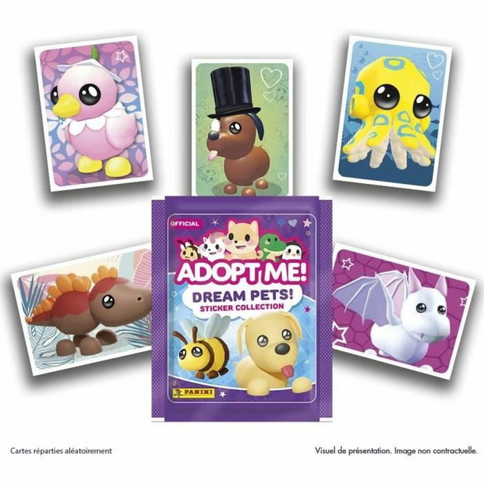 Panini ¡Adoptame! Roblox Blíster de 6 bolsillos con 35 pegatinas y 1 tarjeta de edición limitada