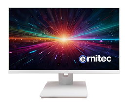 Ernitec Monitor de vigilancia 27" Full-HD 24/7 sin marco - Blanco