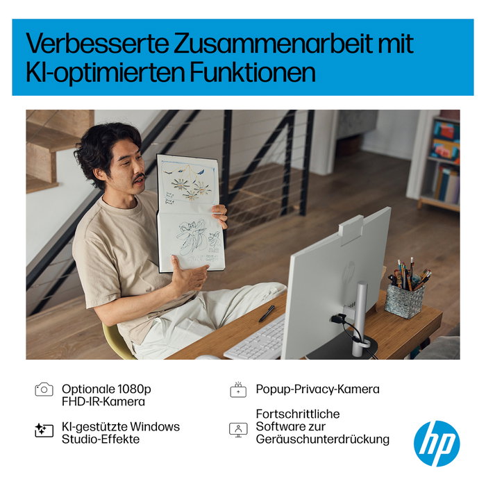 HP AIO 27-ct2073ng RYZ AI 7 16GB 512GB SSD W11 Home