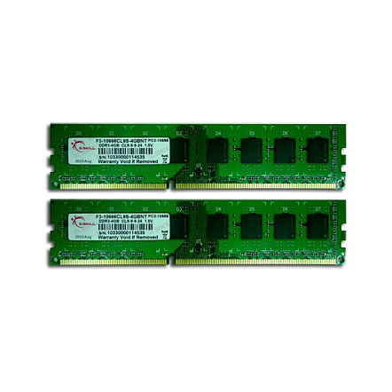 G.Skill 8GBNT DDR3 8GB (2x4GB) 1333MHz CL9 para PC/Servidor G.Skill 8GBNT DDR3 8GB (2x4GB) 1333MHz CL9 para PC/Servidor