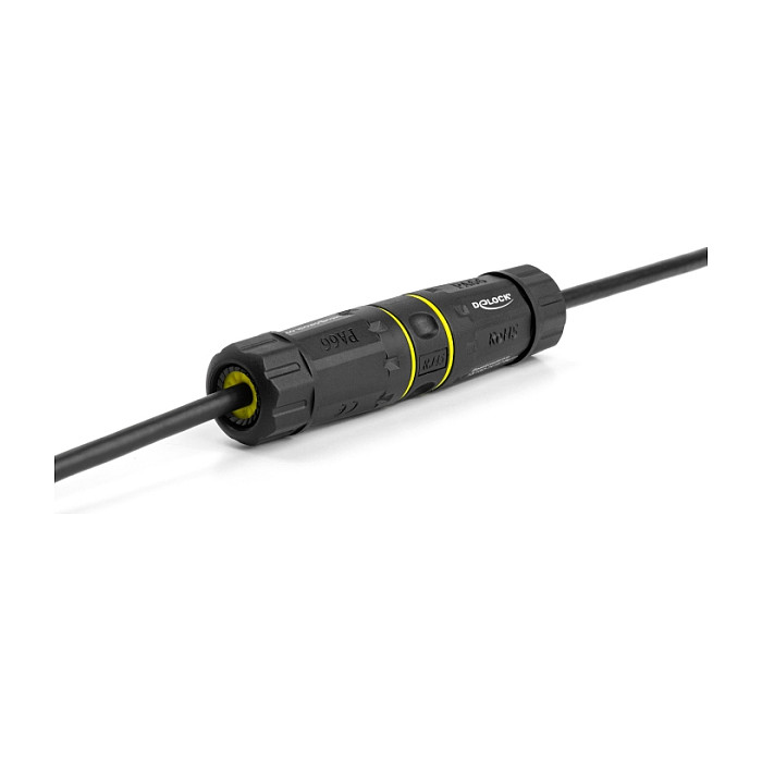 DeLOCK 90816 Conector RJ45 hembra a hembra con rosca M23 IP68 DeLOCK 90816 Conector RJ45 hembra a hembra con rosca M23 IP68