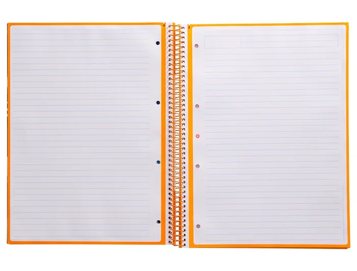 Antartik Cuaderno Espiral A4 Micro Tapa Forrada 80 Hojas 90gr Horizontal Mostaza