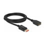 DeLOCK Alargador Cable DisplayPort 1.4 8K 60 Hz 2 Metros, Extensión Macho a Hembra, 7680x4320, HBR3, DSC 1.2, Blindado