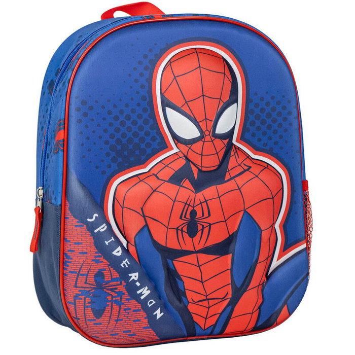 Cerdá Mochila Infantil 3D Spiderman Marvel Azul