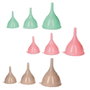 Vassary Set de 3 embudos de plástico Retráctil de 6u