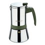 San Ignacio Cafetera de Acero Inoxidable Experto 9 Tazas 450 ml para Inducción Ø12.5 x 22.5 cm