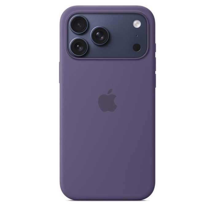 Apple iPhone 17 Pro Max Funda de silicona con MagSafe - Púrpura