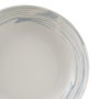Plato Hondo Azul-Blanco Porcelana 21 X 21 X 5 cm (Set de 6)
