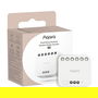 Aqara DCM-K01 Dual Relay Controller T2, Alámbrico ZigBee, 100-250V AC, 50/60Hz, Blanco, Funciona con Apple Siri, Control de carga 30W