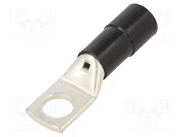 BM GROUP Punta de anillo tubular aislada M16 negro 3/0AWG