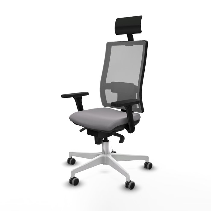PIQUERAS Y CRESPO Silla de oficina Horna Gris con Mecanismo Sincro PIQUERAS Y CRESPO Silla de oficina Horna Gris con Mecanismo Sincro