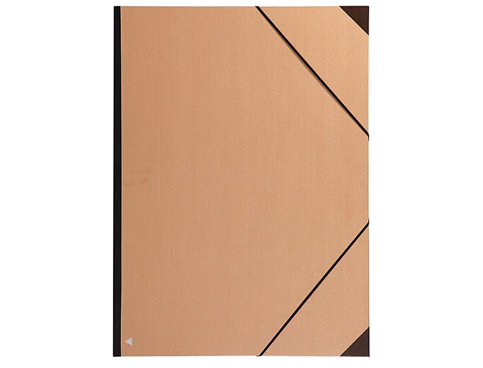 Clairefontaine Carpeta para planos DIN A3 con gomas, kraft marron verjurado, extensible hasta 30 mm Clairefontaine Carpeta para planos DIN A3 con gomas, kraft marron verjurado, extensible hasta 30 mm