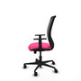 PIQUERAS Y CRESPO Silla de oficina Zulema Rosa y Negro