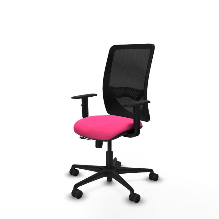 PIQUERAS Y CRESPO Silla de oficina Zulema Rosa y Negro
