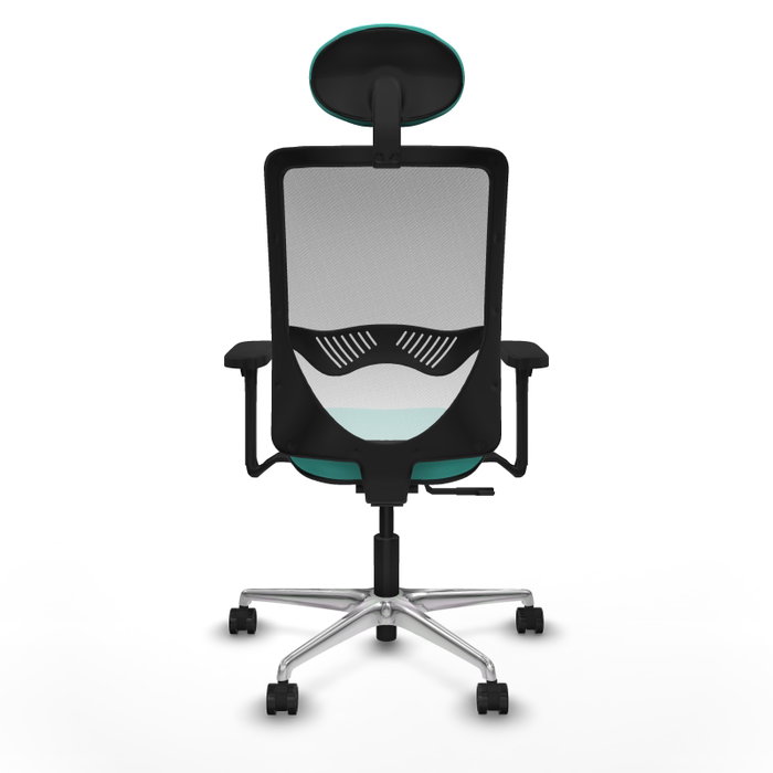 PIQUERAS Y CRESPO Silla de oficina Zulema con mecanismo Sincro, Turquesa y Blanco PIQUERAS Y CRESPO Silla de oficina Zulema con mecanismo Sincro, Turquesa y Blanco