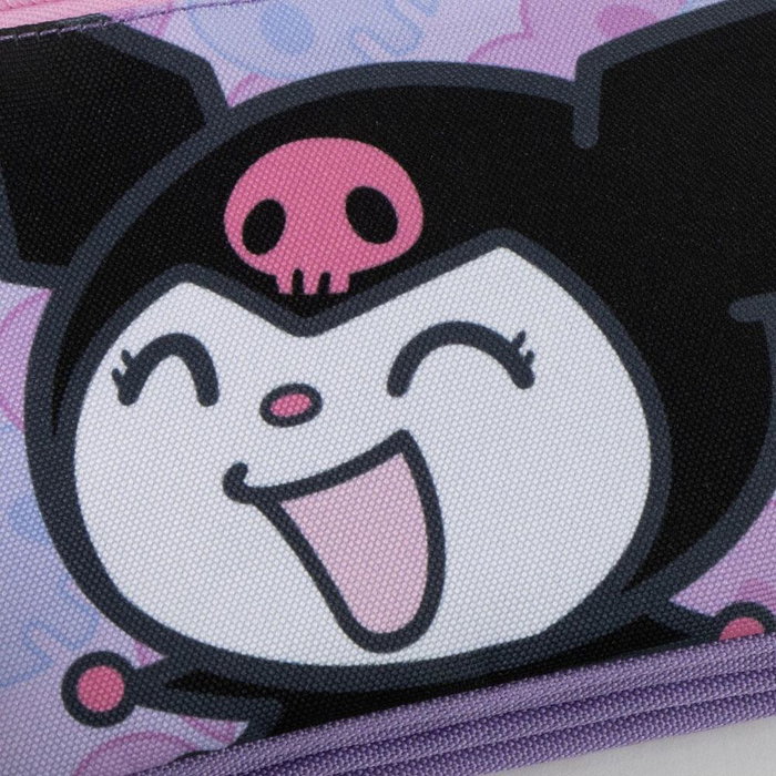 Cerdá Estuche Portatodo Hello Kitty Kuromi 3 Compartimentos Púrpura Cerdá Estuche Portatodo Hello Kitty Kuromi 3 Compartimentos Púrpura