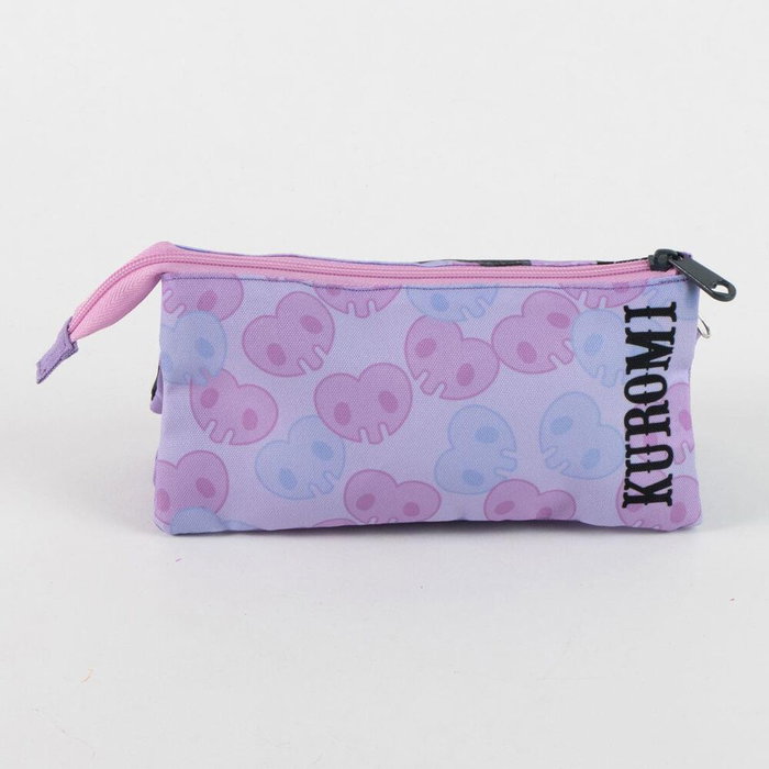 Cerdá Estuche Portatodo Hello Kitty Kuromi 3 Compartimentos Púrpura Cerdá Estuche Portatodo Hello Kitty Kuromi 3 Compartimentos Púrpura