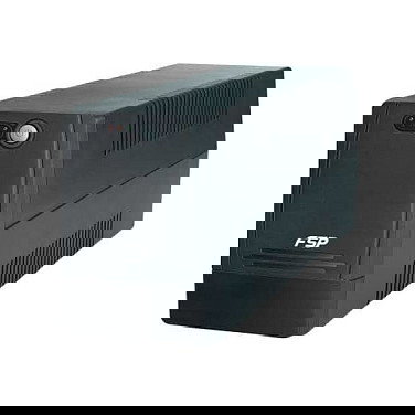 FSP FP 1500 SAI/UPS Line-interactive 1500VA/900W, Forma de Onda Senoidal, 2 Baterías de 9Ah, AVR, 4 Salidas, Torre Negra, Certificaciones CE y EAC