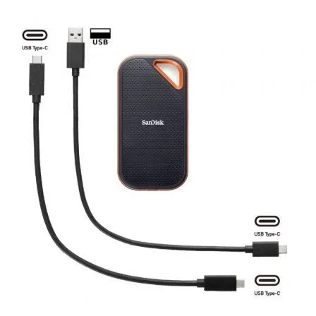 SanDisk SSD Externa Extreme PRO 2TB SDSSDE81-2T00-G25, Color Negro