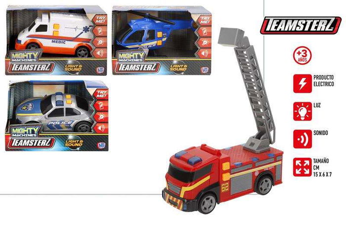 Color Baby Vehiculo de Emergencia con Luz y Sonido - Modelos Surtidos