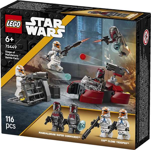 Lego Star Wars - Juego de Construcción Pack de Combate: Asedio de Mandalore, Edad Recomendada 6 Años Lego Star Wars - Juego de Construcción Pack de Combate: Asedio de Mandalore, Edad Recomendada 6 Años