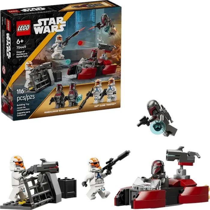 LEGO Star Wars 75449 Pack de Combate: Asedio de Mandalore LEGO Star Wars 75449 Pack de Combate: Asedio de Mandalore