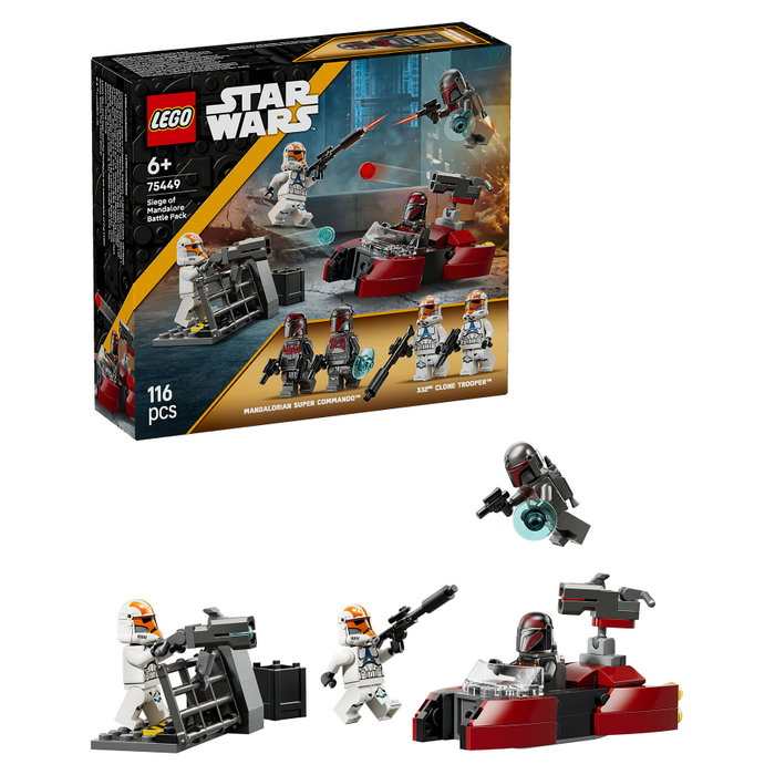 LEGO Star Wars 75449 Pack de Combate: Asedio de Mandalore LEGO Star Wars 75449 Pack de Combate: Asedio de Mandalore