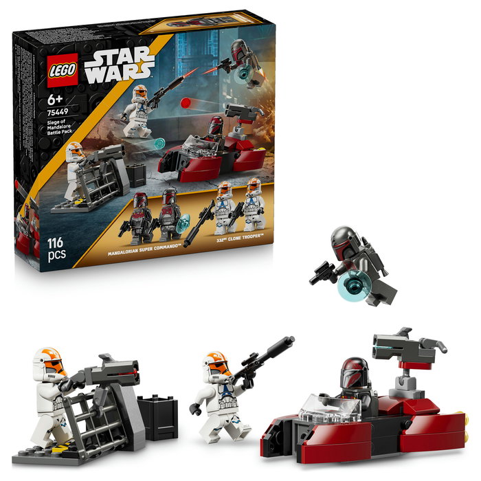LEGO Star Wars 75449 Pack de Combate: Asedio de Mandalore LEGO Star Wars 75449 Pack de Combate: Asedio de Mandalore