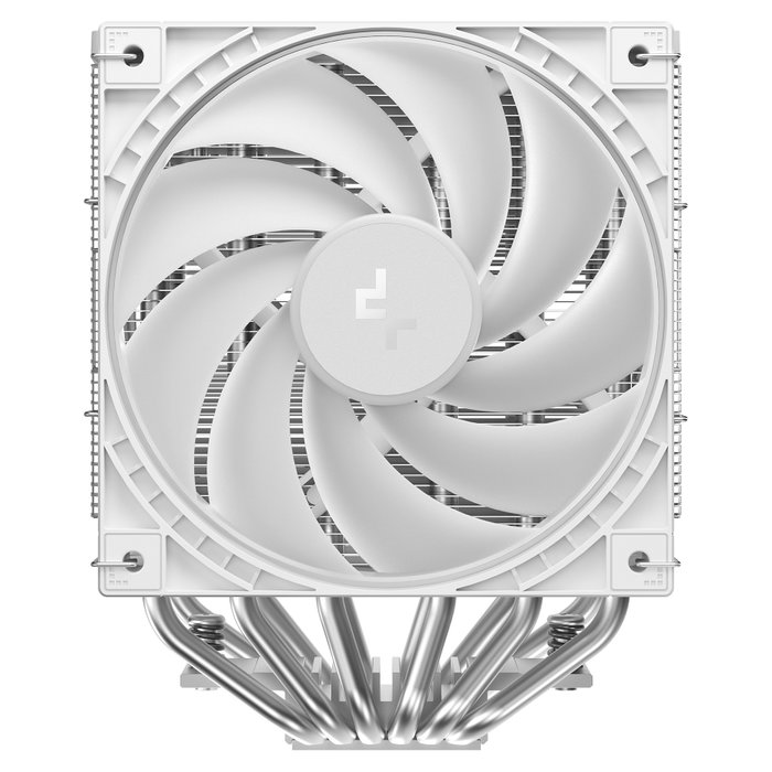 DeepCool AG620 G2 WH ARGB Refrigerador de CPU, 2 Ventiladores Blanco ARGB 120 mm, Soportes LGA1700/1851, AM4/AM5, 159 mm