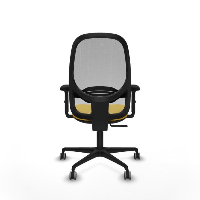 PIQUERAS Y CRESPO Silla de oficina Cilanco con mecanismo Sincro, Amarillo y Gris PIQUERAS Y CRESPO Silla de oficina Cilanco con mecanismo Sincro, Amarillo y Gris