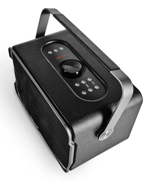 Energy Sistem Altavoz Bluetooth Clásico Portátil Estéreo 150W - Diseño Retro, Extra Bass, 10h Autonomía, USB, Negro