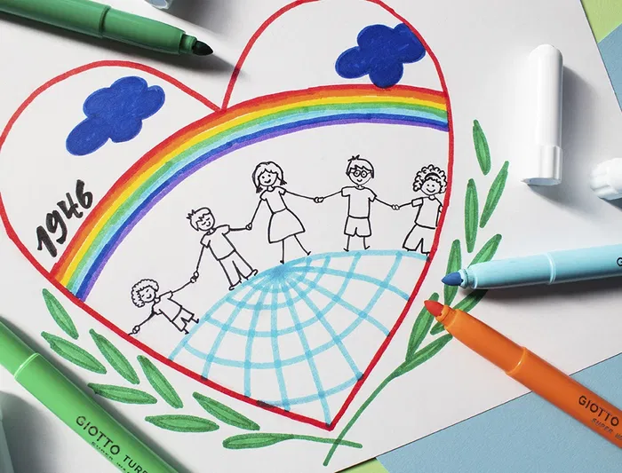 Giotto Rotulador Turbo Maxi Caja 12 Colores Lavables Punta Gruesa Bloqueada