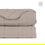 Colcha Beige Poliester Dormitorio 180 X 260 cm