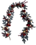 DKD Home Decor Guirnalda LED PVC Rojo 20x15x180 cm
